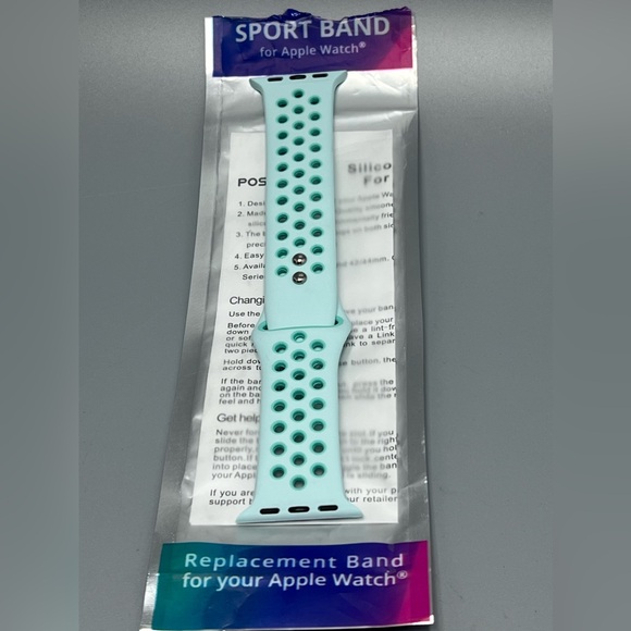 Posh Tech Silicon Replacement Apple Watch Sport Strap 38MM - Picture 3 of 3